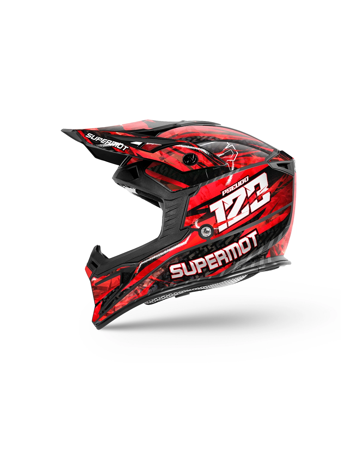 Kit Déco de Casque Personnalisé - PRO, Rouge, photo 1