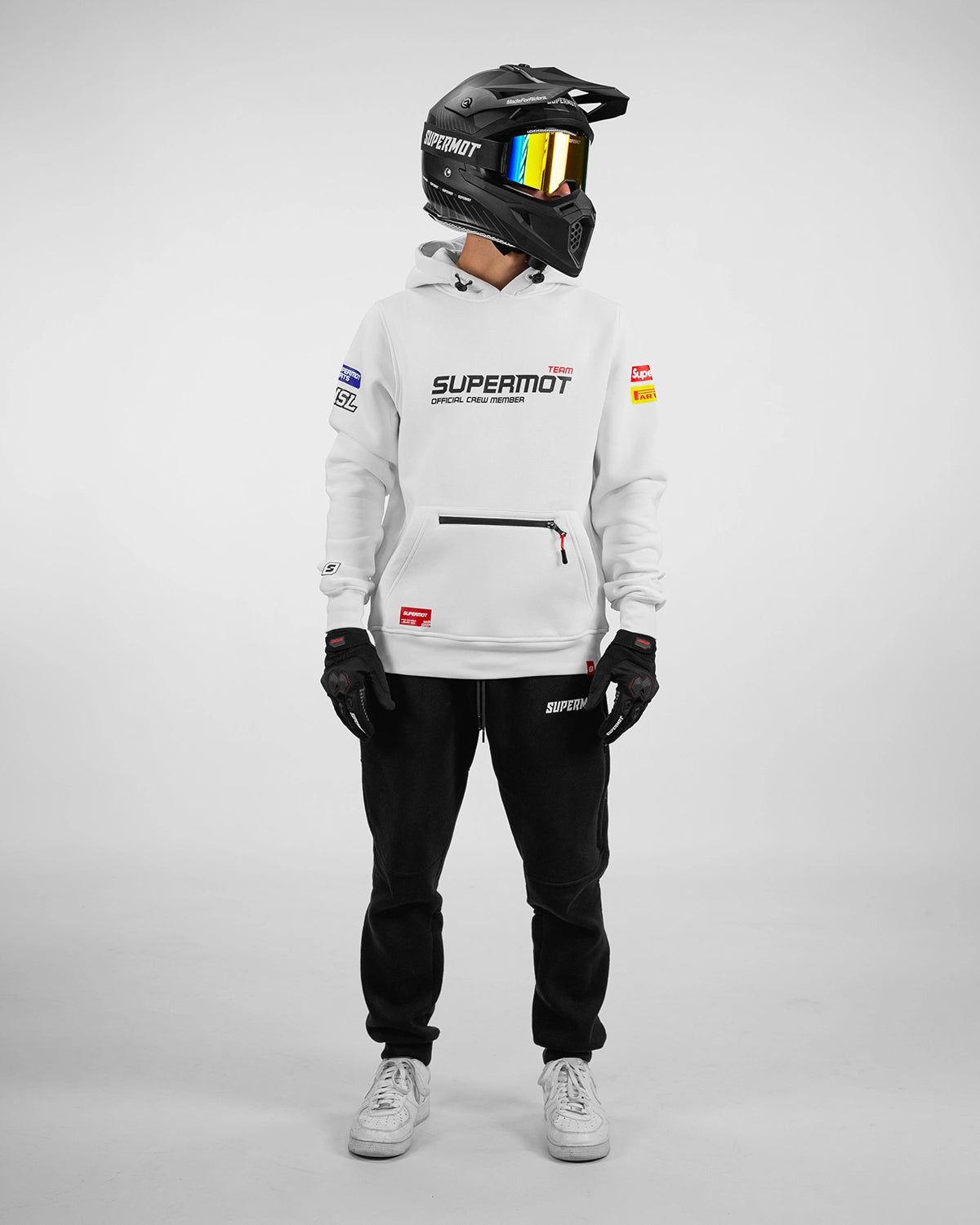 Hoodie Sweat à Capuche TEAM BLANC, photo 4