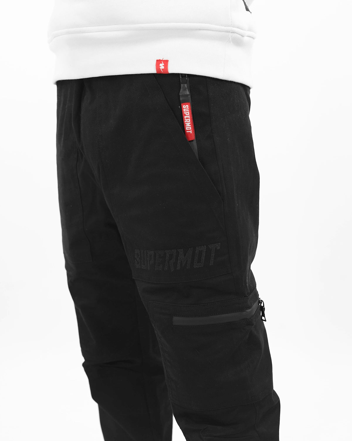 Pantalon Cargo SUPERMOT Noir, photo 2