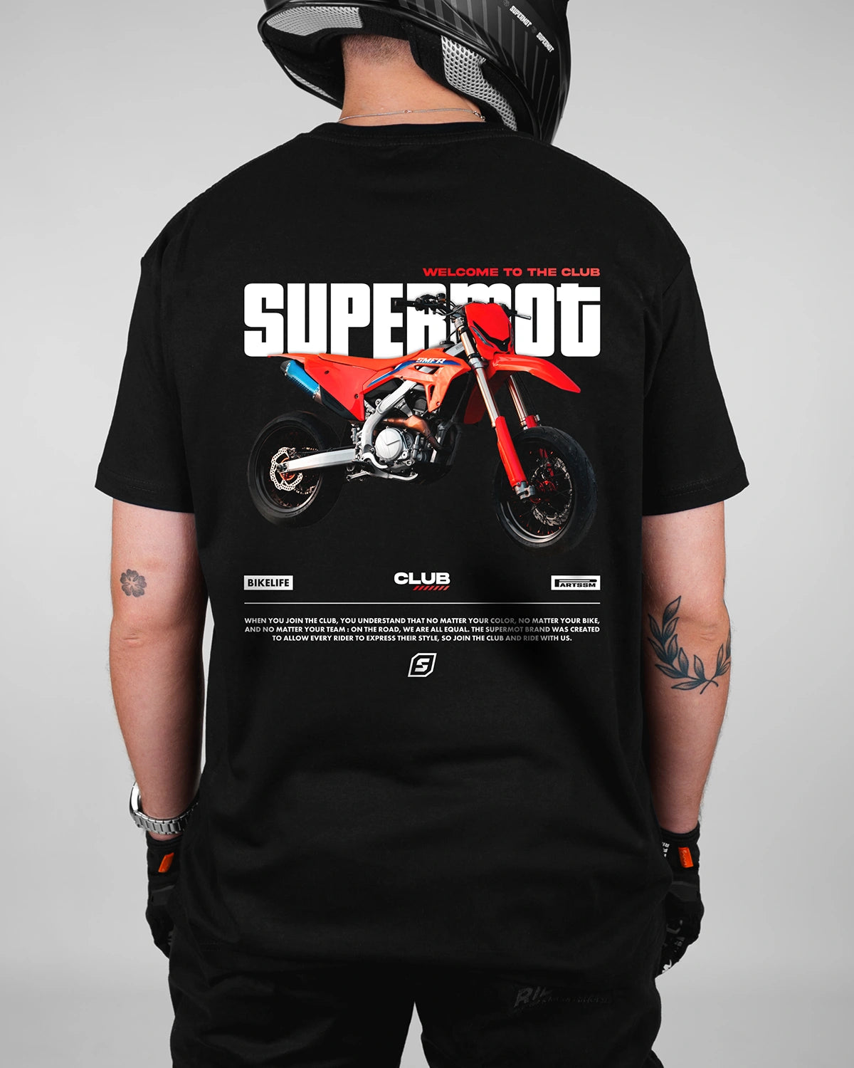 T-Shirt CLUB Rouge, photo 2