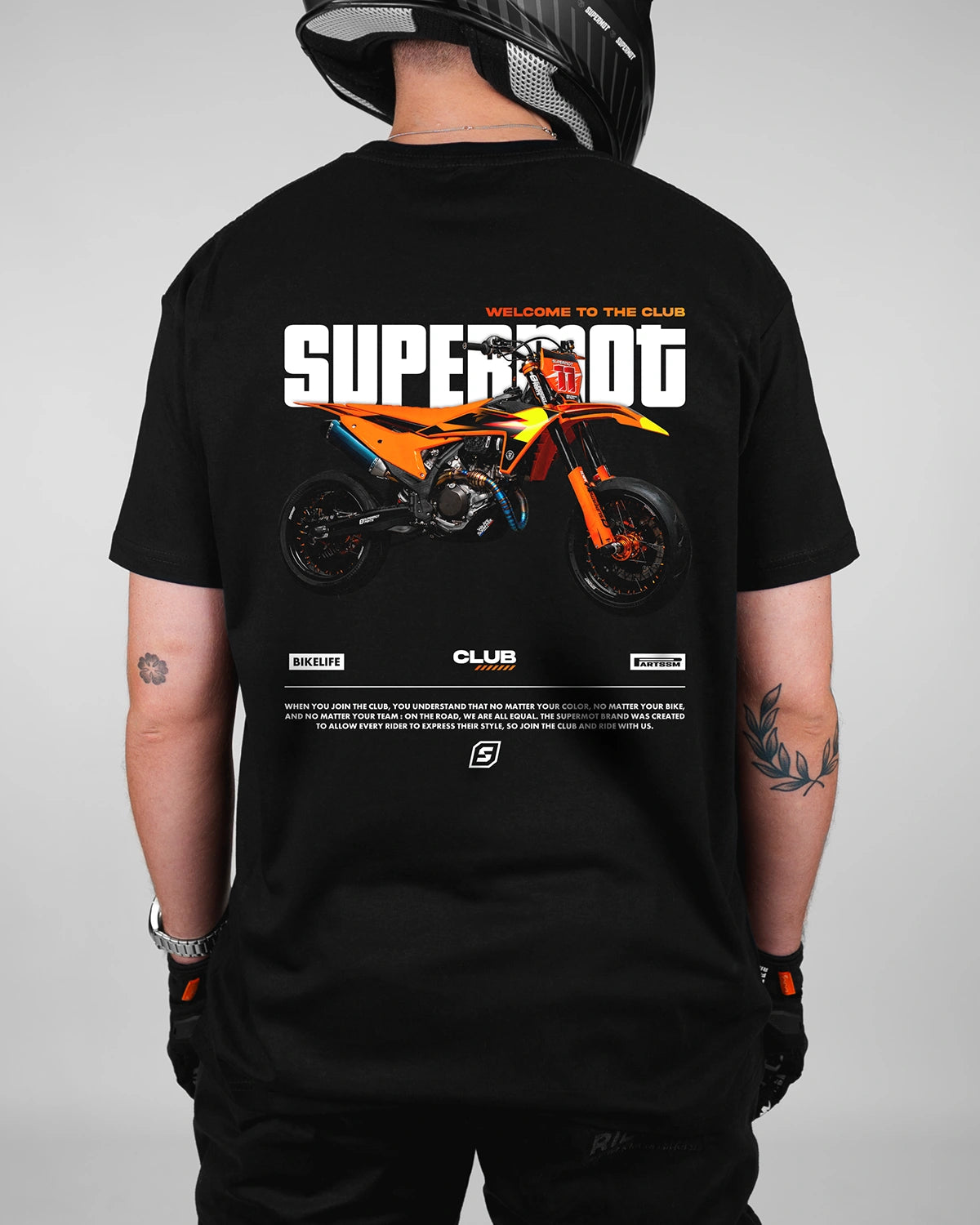 T-Shirt CLUB Orange, photo 2