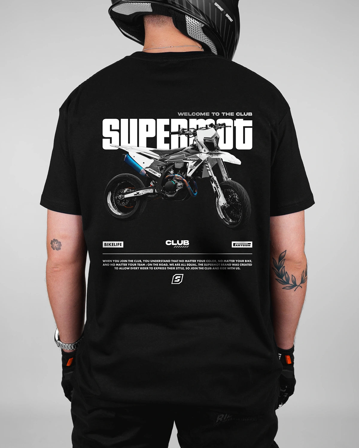 T-Shirt CLUB Blanc, photo 2