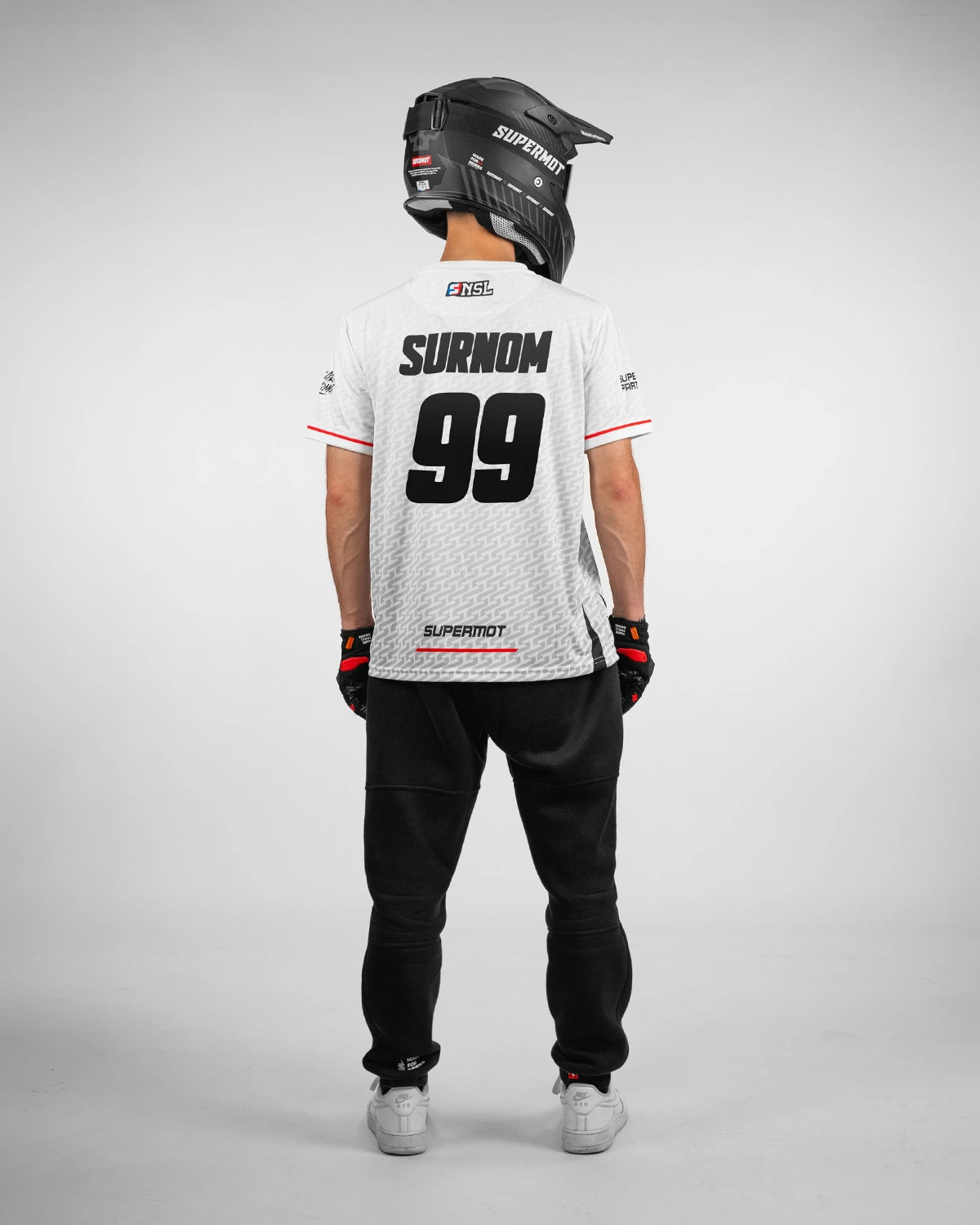 Maillot SUPERMOT Personnalisé Blanc, photo 8