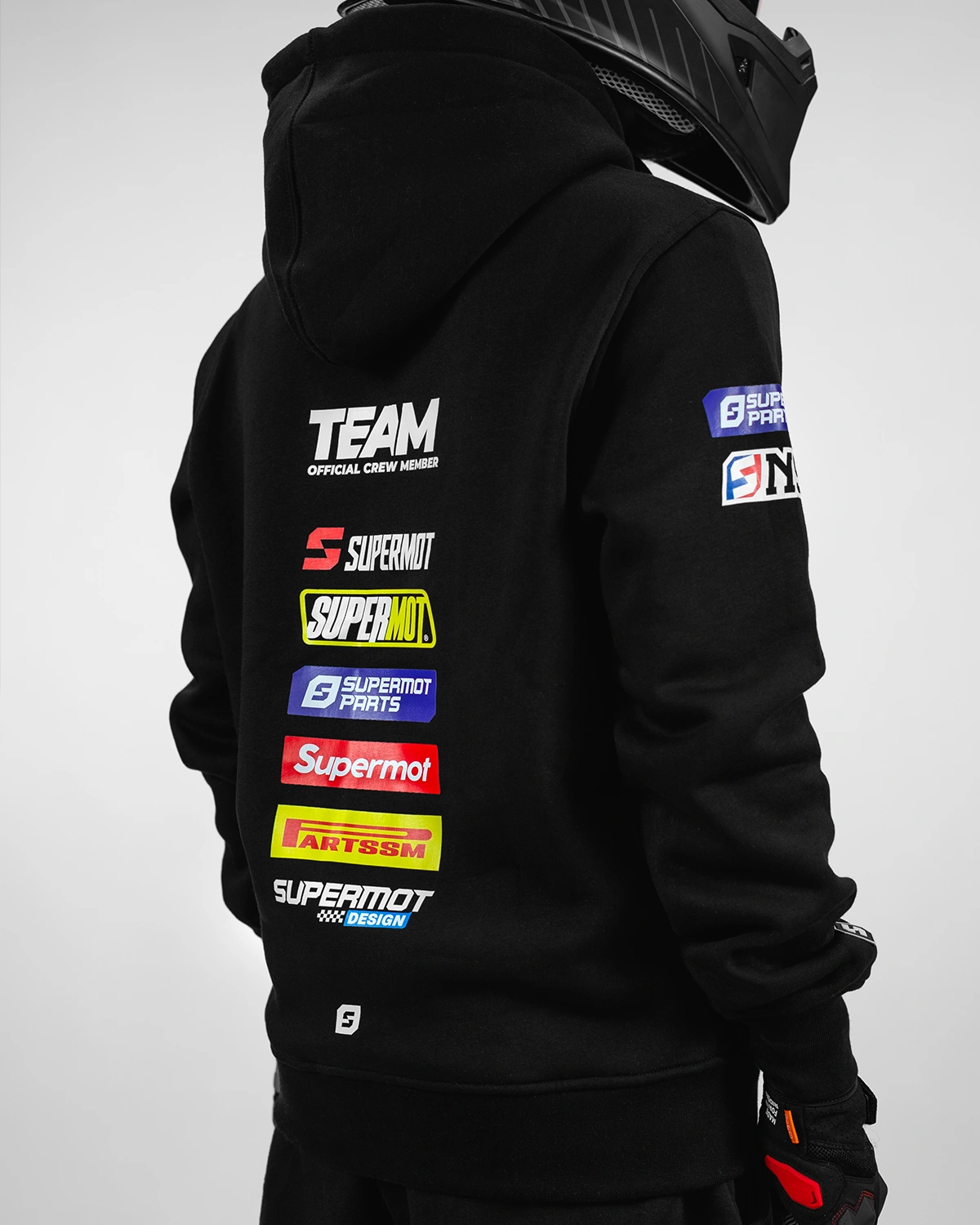 Hoodie Sweat à Capuche TEAM NOIR, photo 3