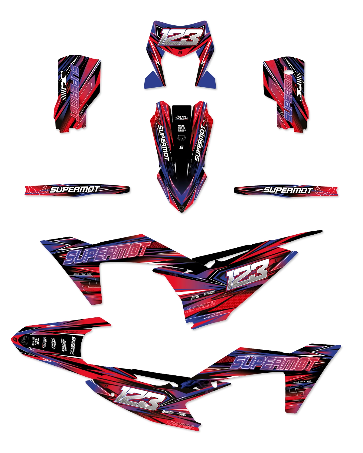 Kit Déco Moto Semi-Perso - AERO, photo 3