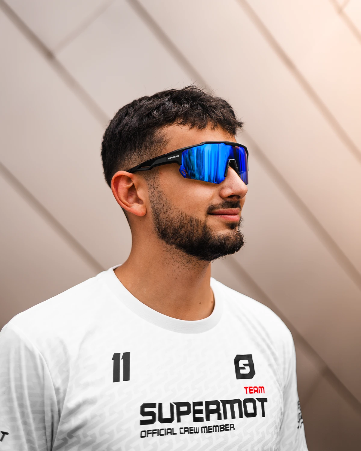 Lunettes de Soleil SUPERMOT PRO Bleu Iridium, photo 7