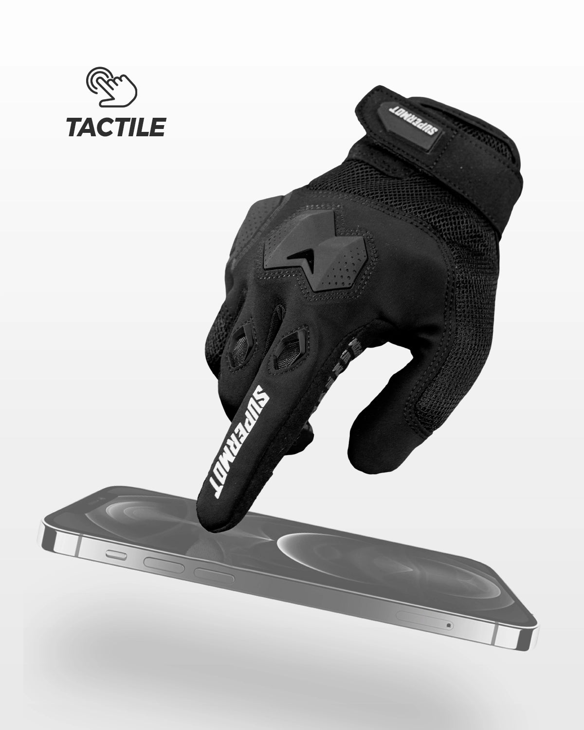 Gants PRO SUPERMOT Noir, photo 4