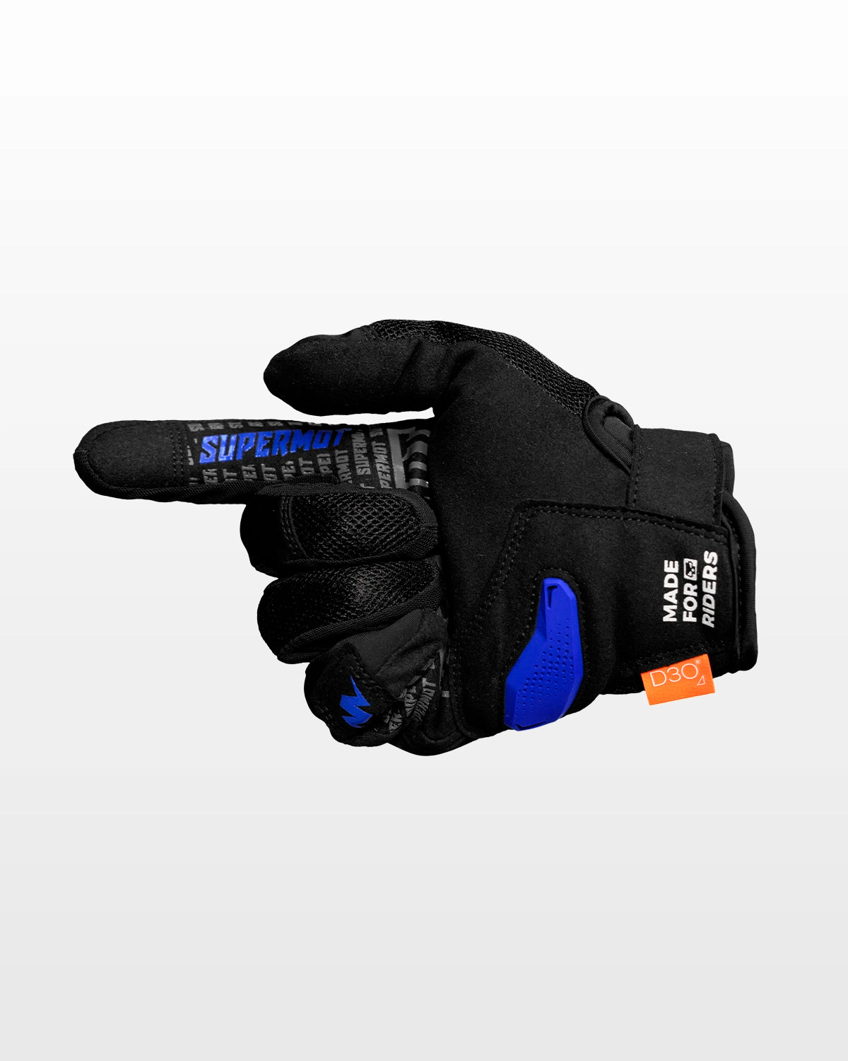 Gants PRO SUPERMOT Bleu, photo 3