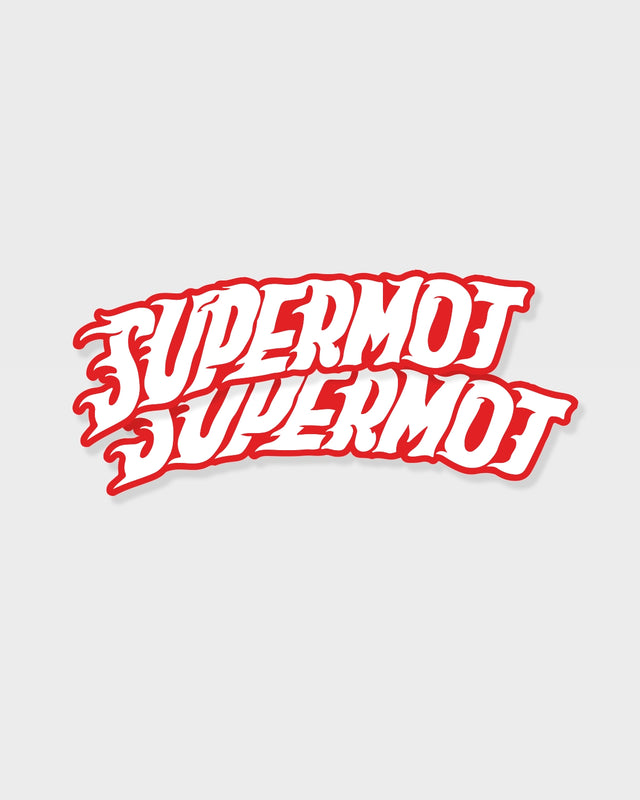 2 Stickers BURN SUPERMOT