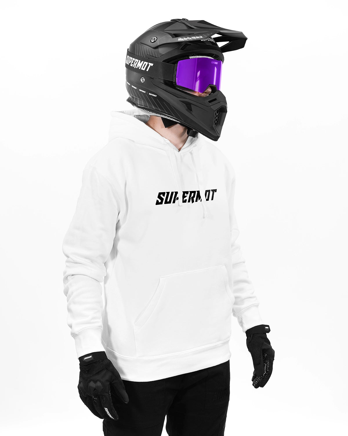 Hoodie Sweat à Capuche PERSONNALISÉ Blanc, photo 4