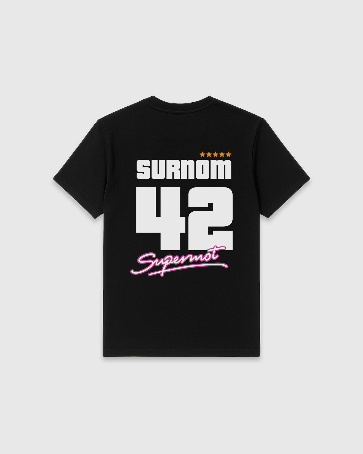 PACK DUO Sweat + T-Shirt Personnalisés WANTED, photo 3