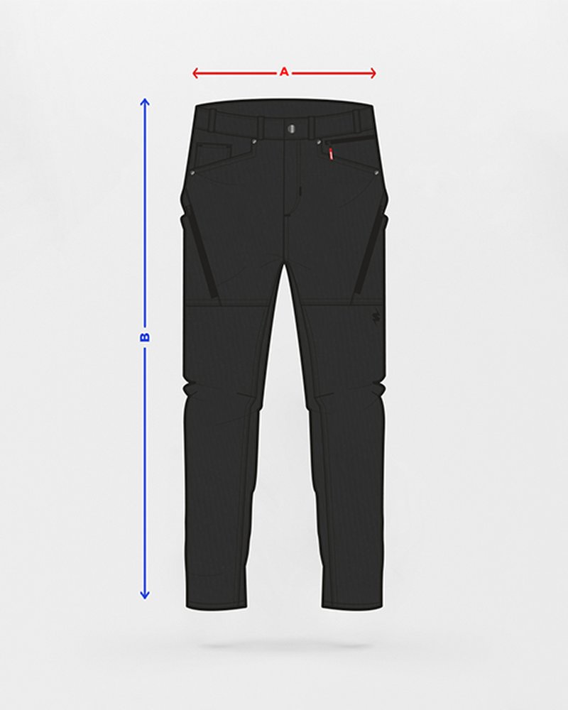 Jean SUPERMOT : A largeur taille, B longueur