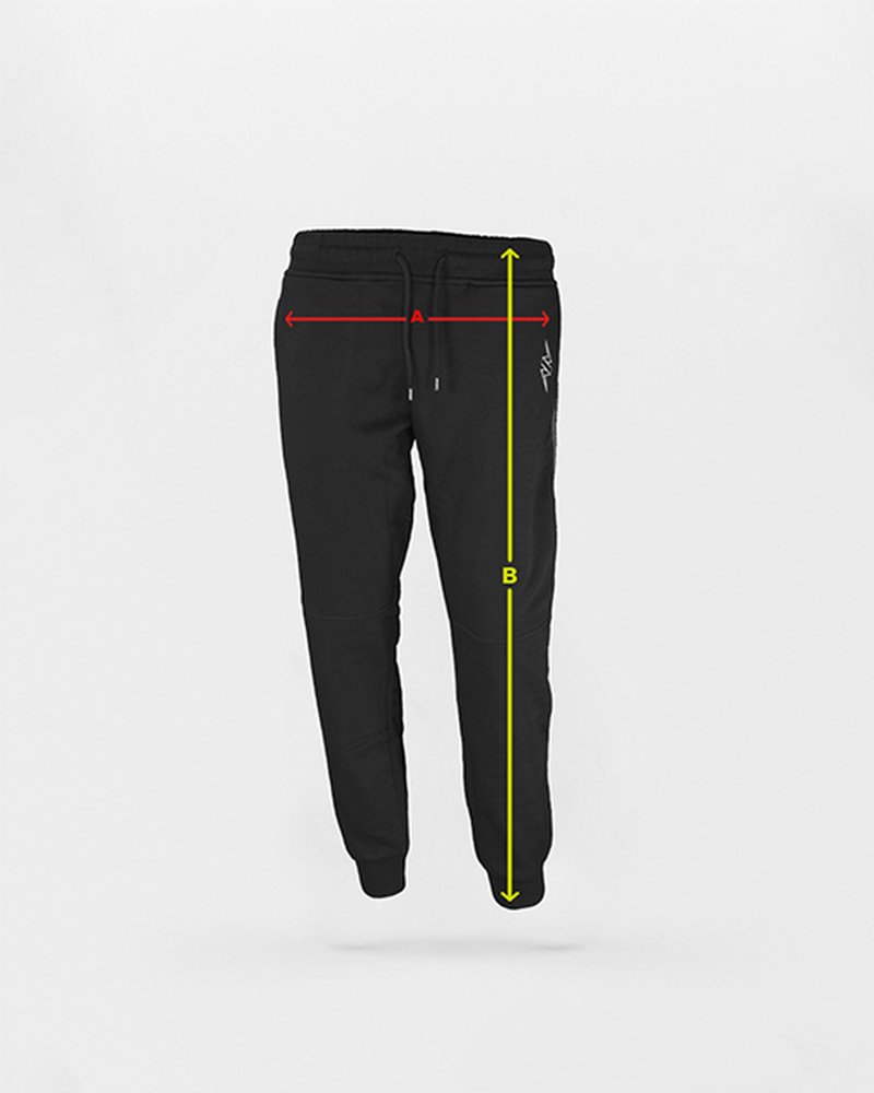 Jogging SUPERMOT : A largeur taille, B longueur