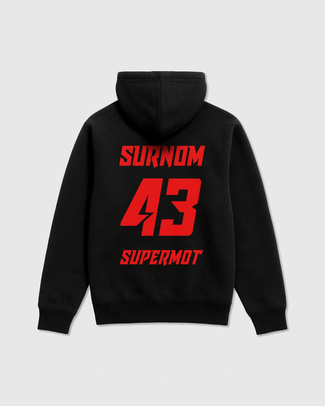 Hoodie Sweat à Capuche PERSONNALISÉ Rubis