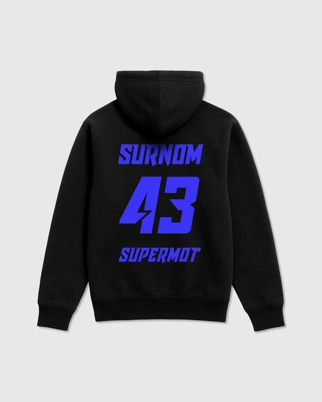 Hoodie Sweat à Capuche PERSONNALISÉ Saphir