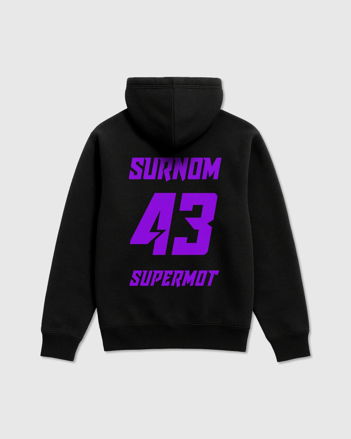 Hoodie Sweat à Capuche PERSONNALISÉ Violet, photo 1