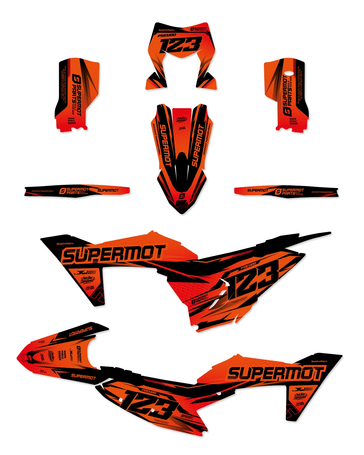 Kit Déco Moto Semi-Perso - RACE, photo 3