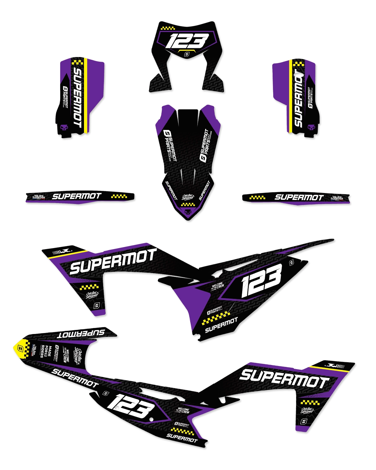 Kit Déco Moto Semi-Perso - GRIDLOCK, photo 2