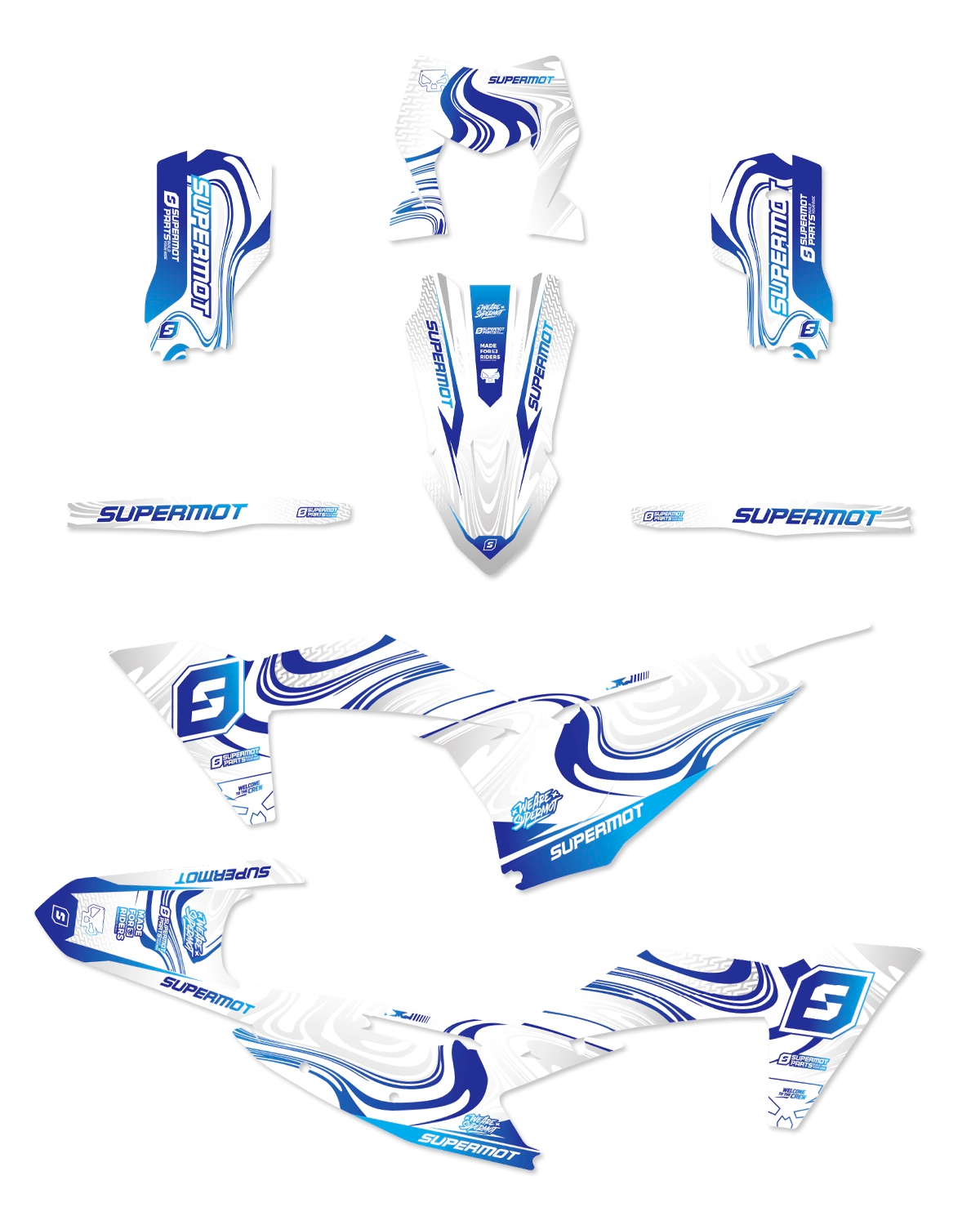 Kit Déco Moto Semi-Perso - WAVE, photo 2