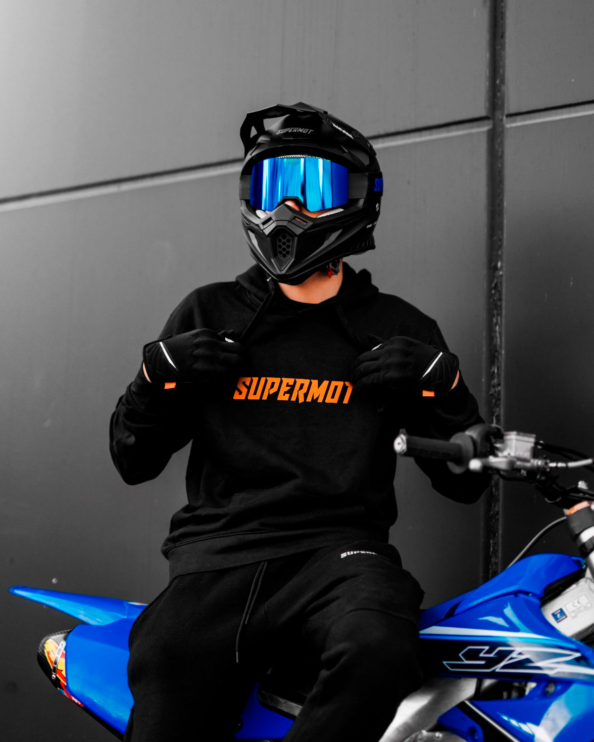 Hoodie Sweat à Capuche PERSONNALISÉ Orange Fluo, photo 4
