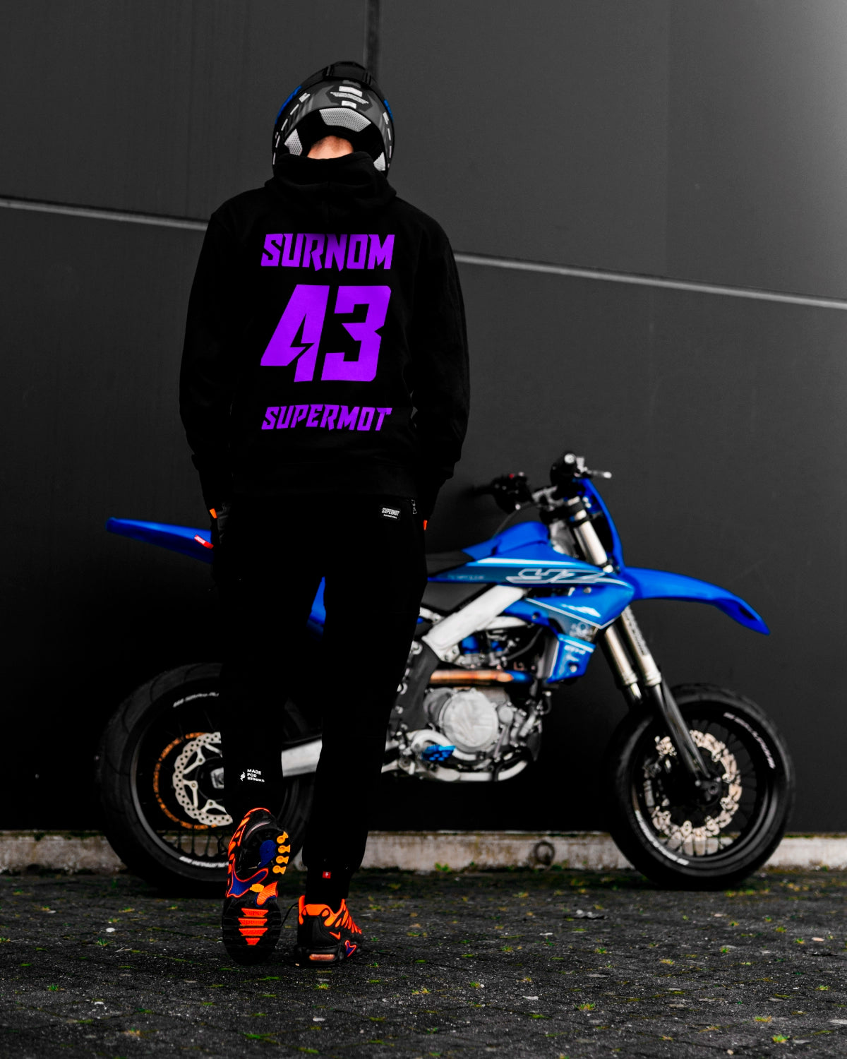 Hoodie Sweat à Capuche PERSONNALISÉ Violet, photo 2