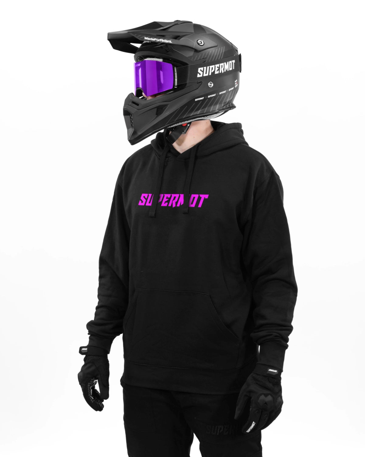 Hoodie Sweat à Capuche PERSONNALISÉ Rose Fluo, photo 5