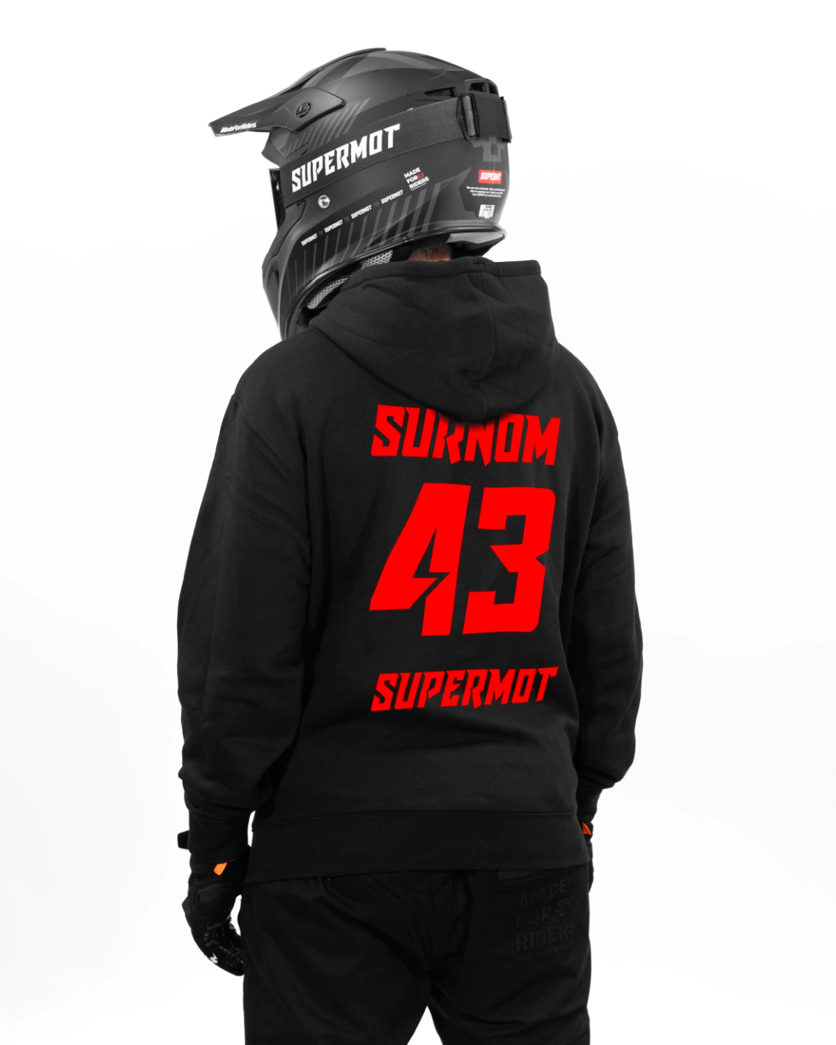 Hoodie Sweat à Capuche PERSONNALISÉ Rubis, photo 6
