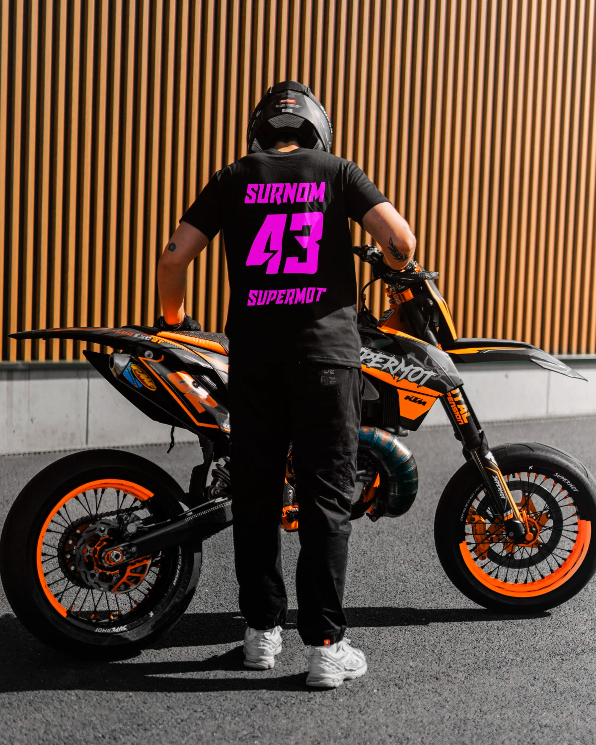 T-Shirt PERSONNALISÉ Fluo Rose, photo 7