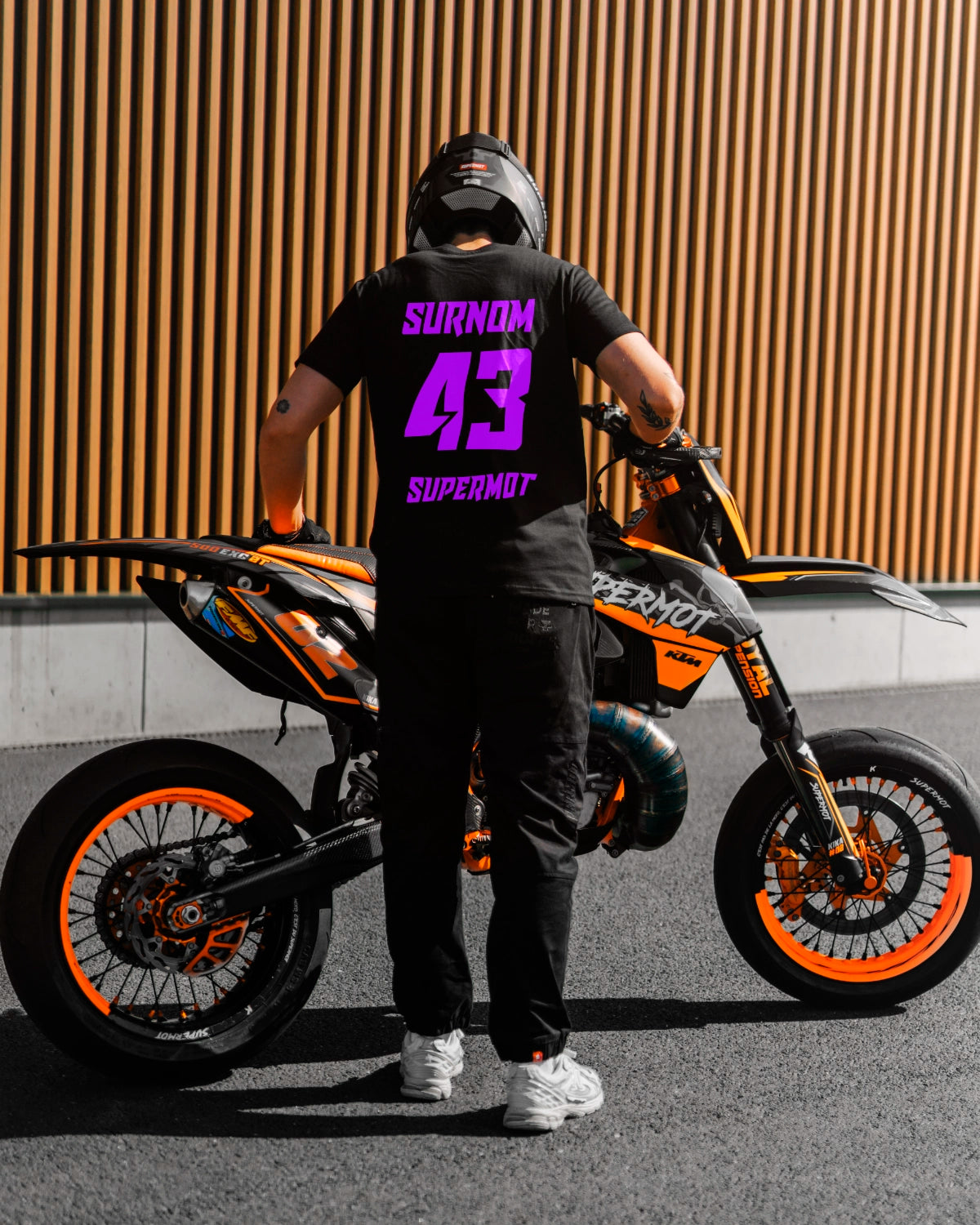 T-Shirt PERSONNALISÉ Violet, photo 9