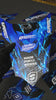 Kit déco 12 · Classique · Mat · Kit déco 50cc Semi-Perso Pro bleu