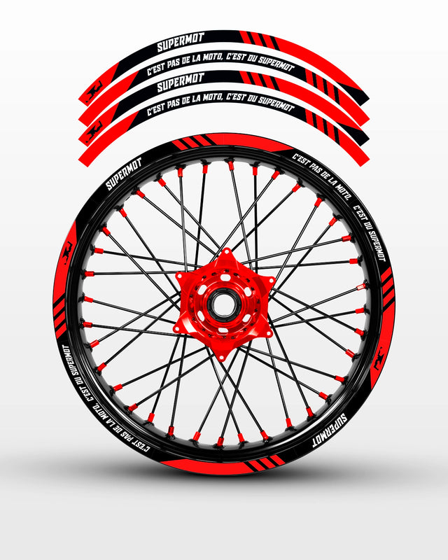 Stickers de Jantes SUPERMOT