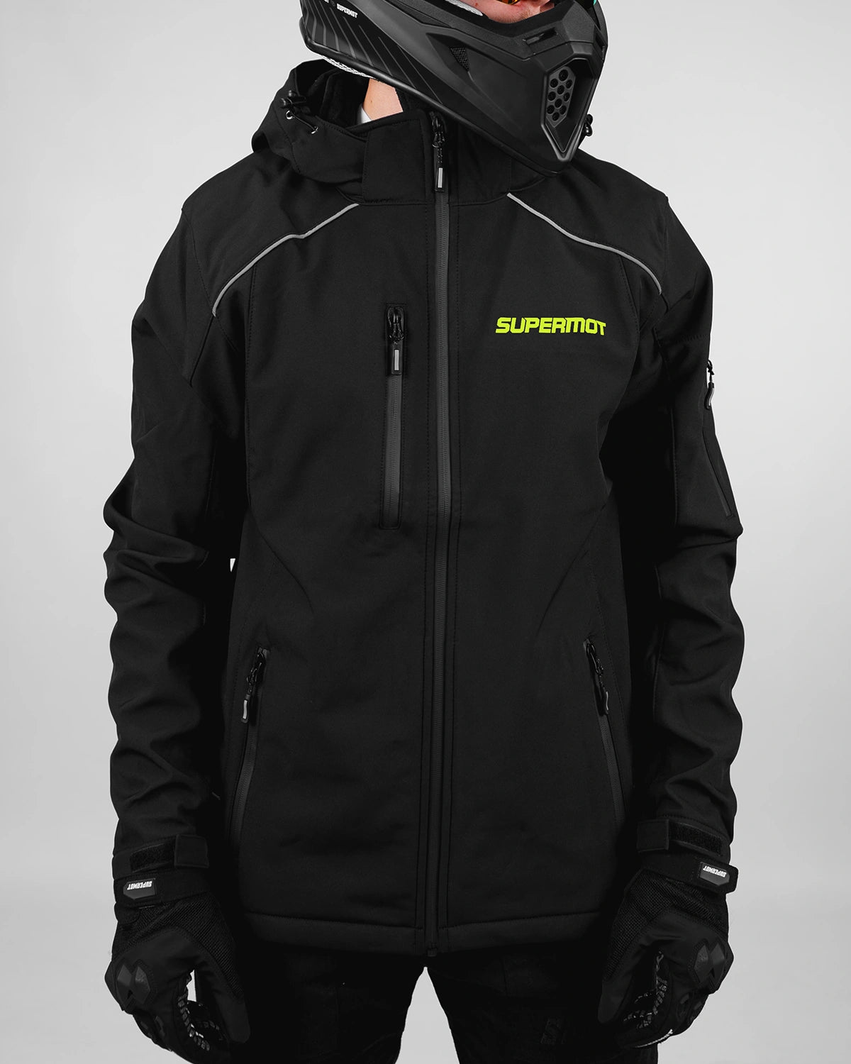 Veste Softshell PERSONNALISÉE Jaune Fluo, photo 4