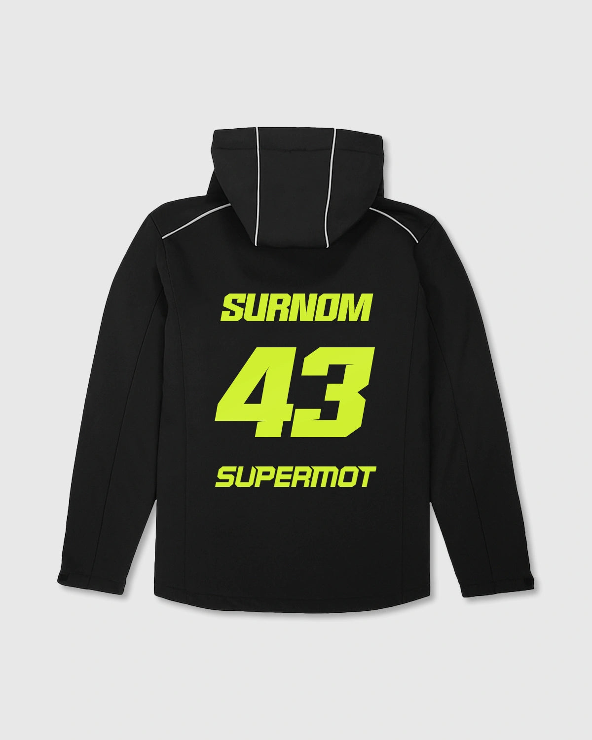Veste Softshell PERSONNALISÉE Jaune Fluo, photo 1