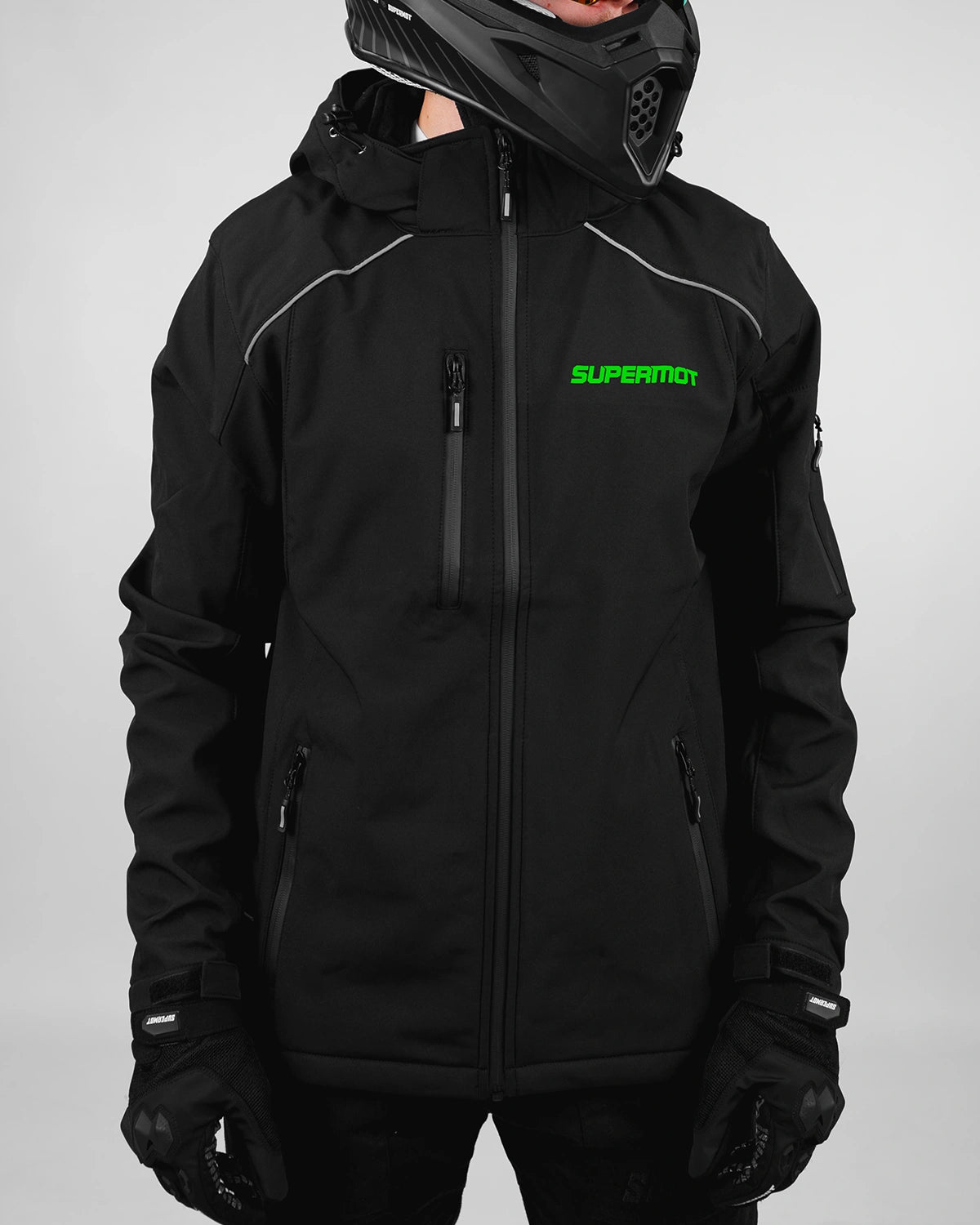 Veste Softshell PERSONNALISÉE Vert Fluo, photo 4