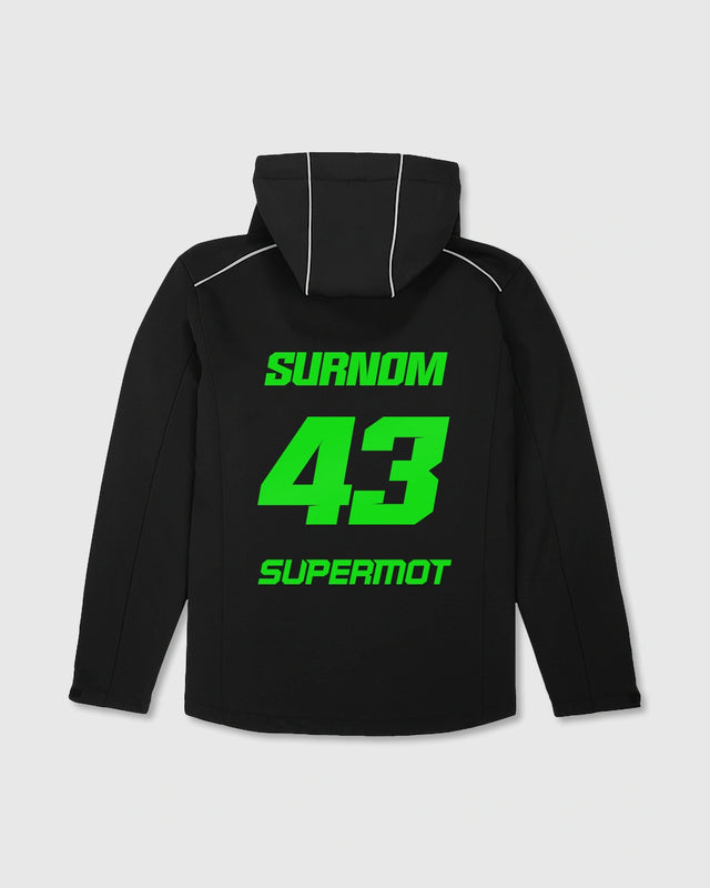 Veste Softshell PERSONNALISÉE Vert Fluo