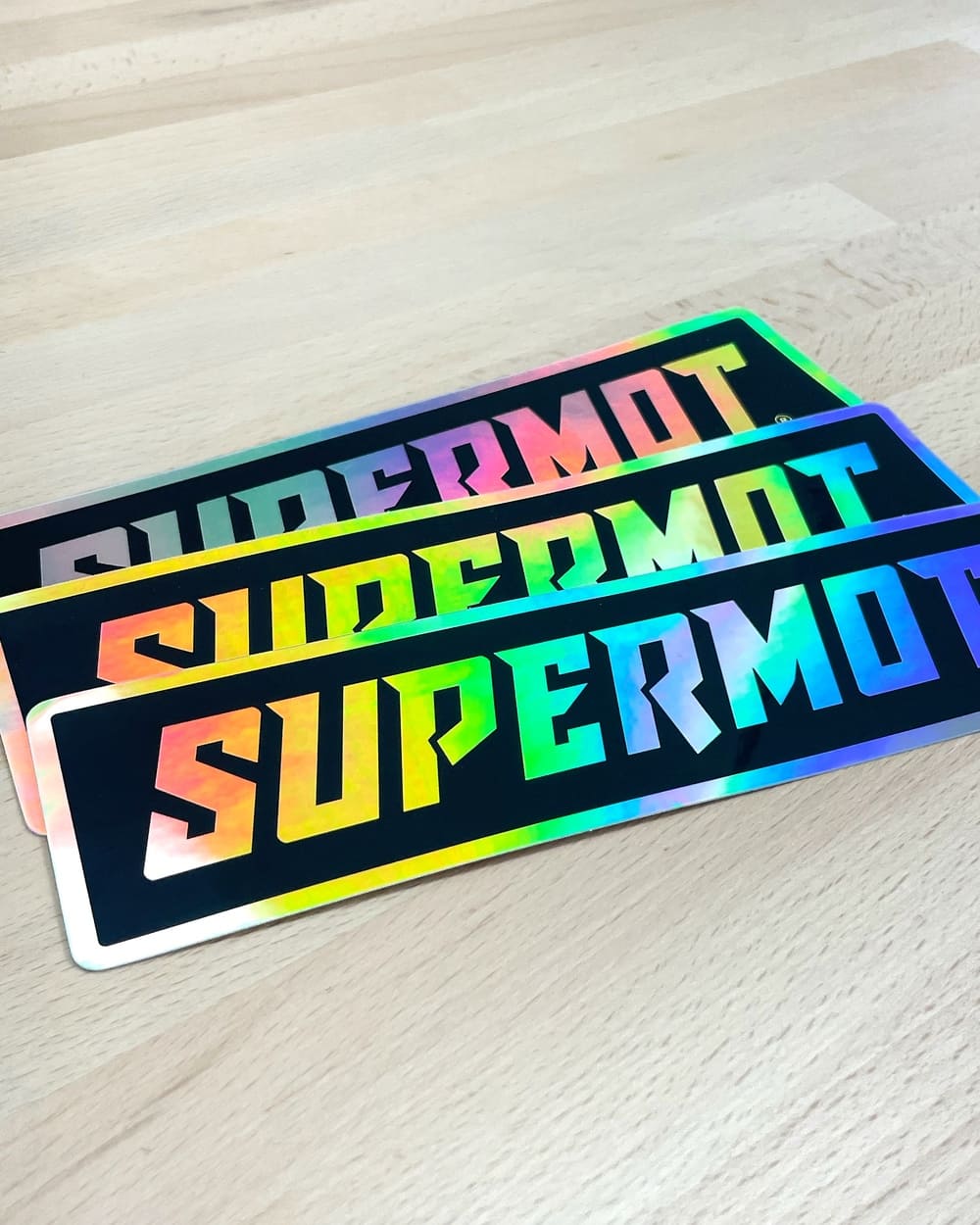 2 Stickers SUPERMOT ORIGIN Holographique, photo 4