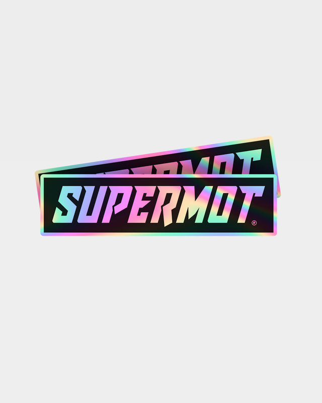 2 Stickers SUPERMOT ORIGIN Holographique