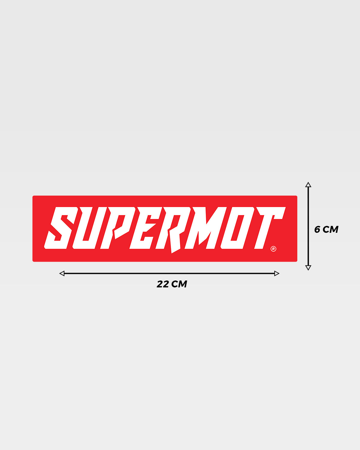 2 Stickers SUPERMOT ORIGIN Rouge, photo 2