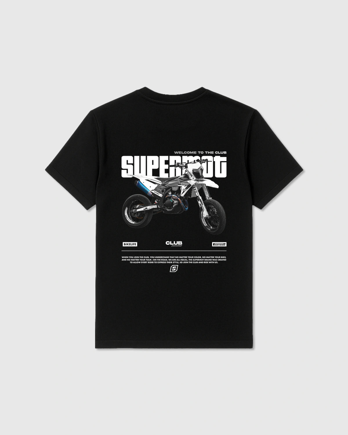 T-Shirt CLUB Blanc, photo 1
