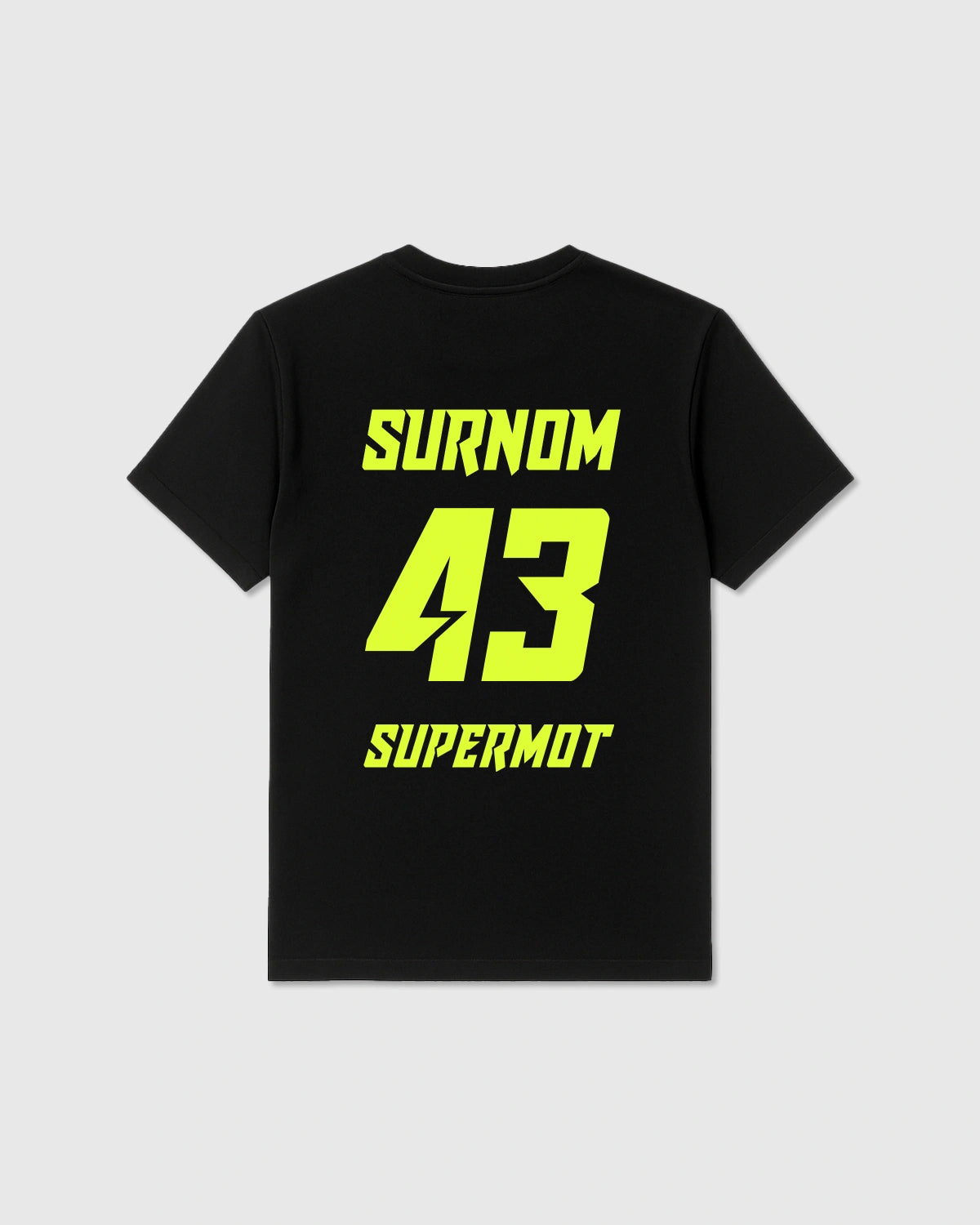 T-Shirt PERSONNALISÉ Jaune Fluo, photo 1