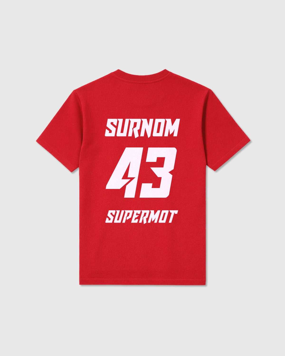 T-Shirt PERSONNALISÉ Rouge, photo 1