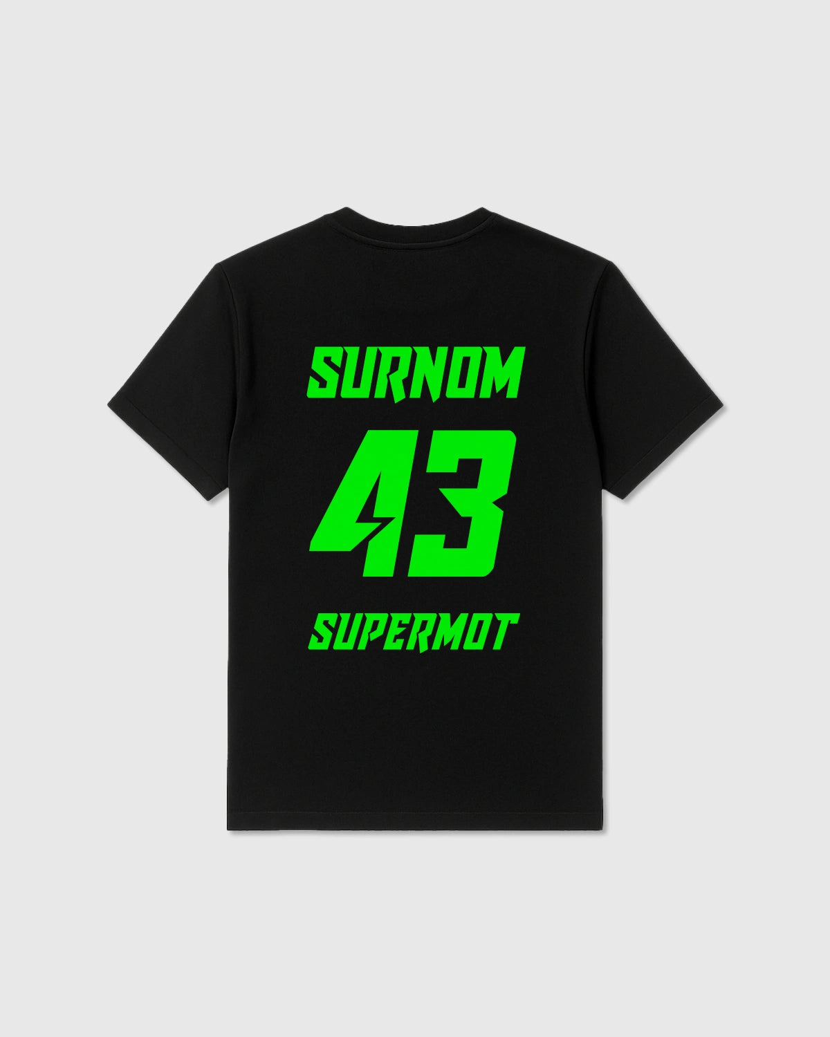 T-Shirt PERSONNALISÉ Vert Fluo, photo 1