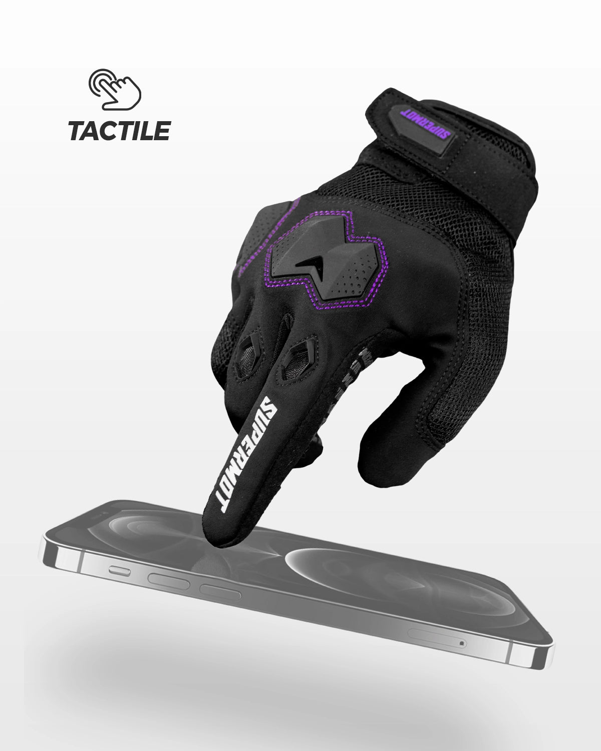 Gants PRO SUPERMOT Violet, photo 4