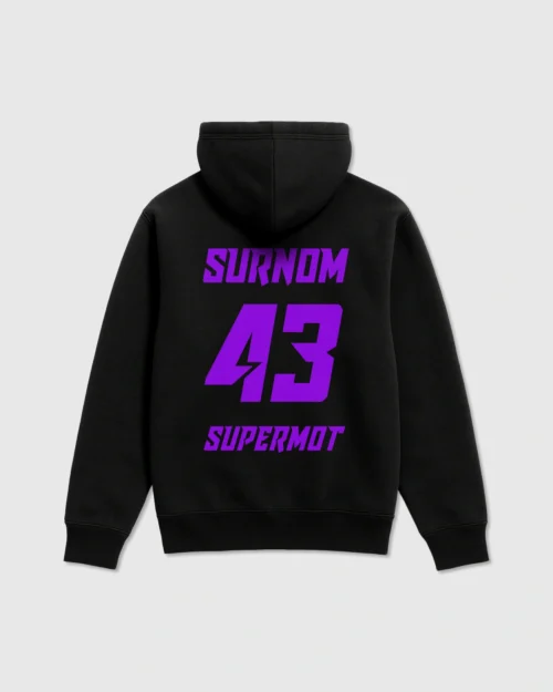 hoodie sweat à capuche personnalisÉ rose fluo