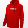 Hoodie Rouge Sweat à Capuche SLOGAN SUPERMOT – Image 5