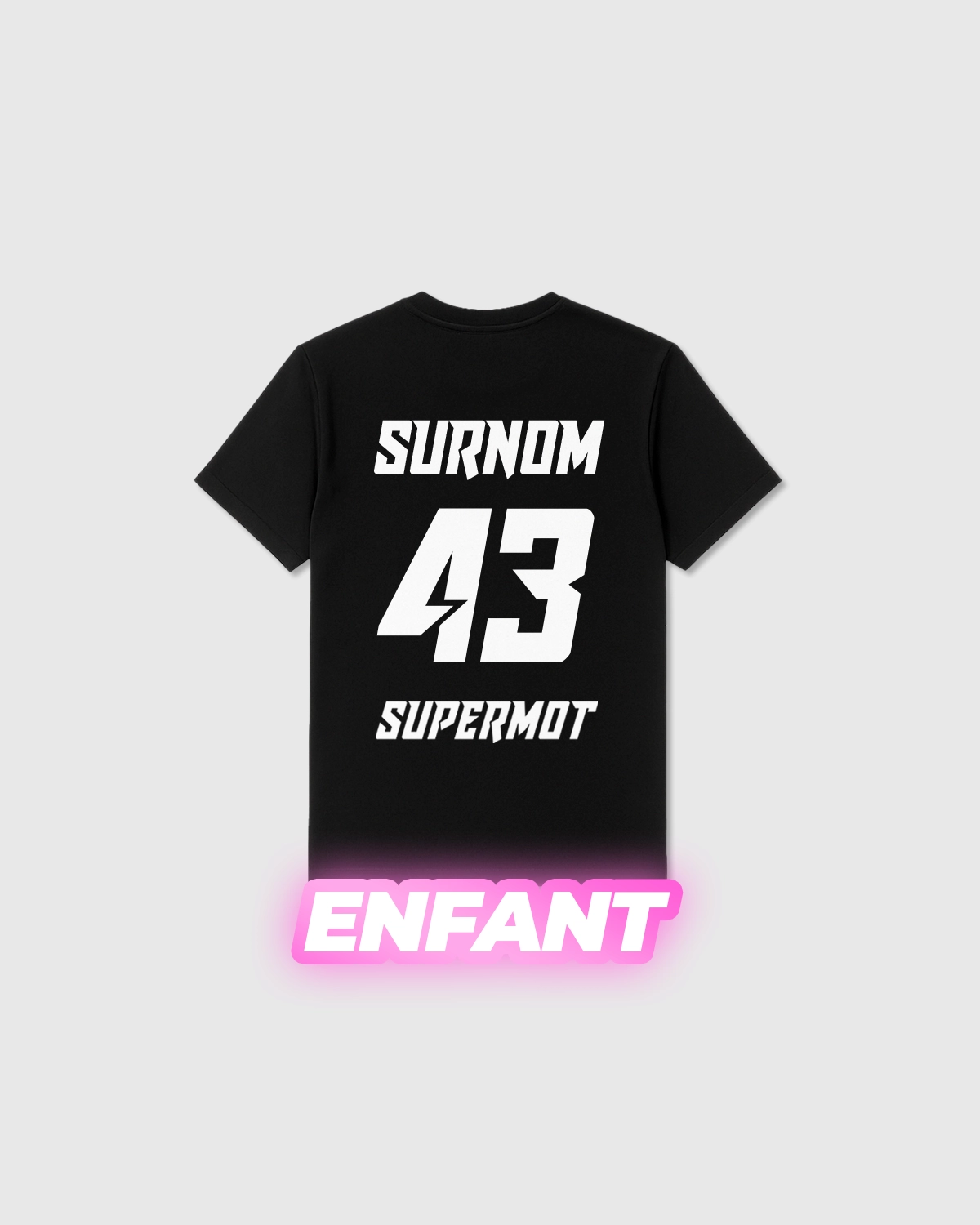 t shirt personnalisÉ noir