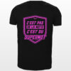 T-Shirt SLOGAN SUPERMOT Fluo Rose