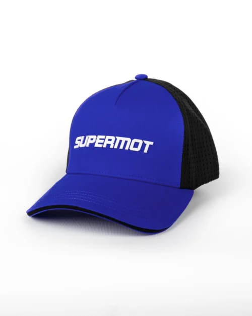 casquette pro supermot bleu