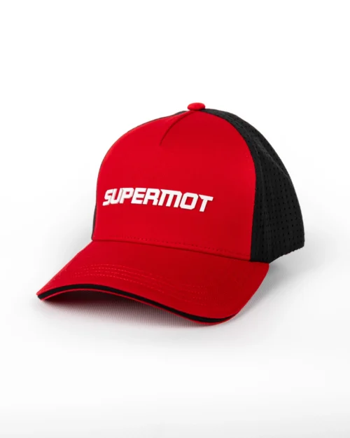 casquette pro supermot rouge