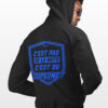 Hoodie Sweat à Capuche SLOGAN SAPHIR EDITION – Image 3
